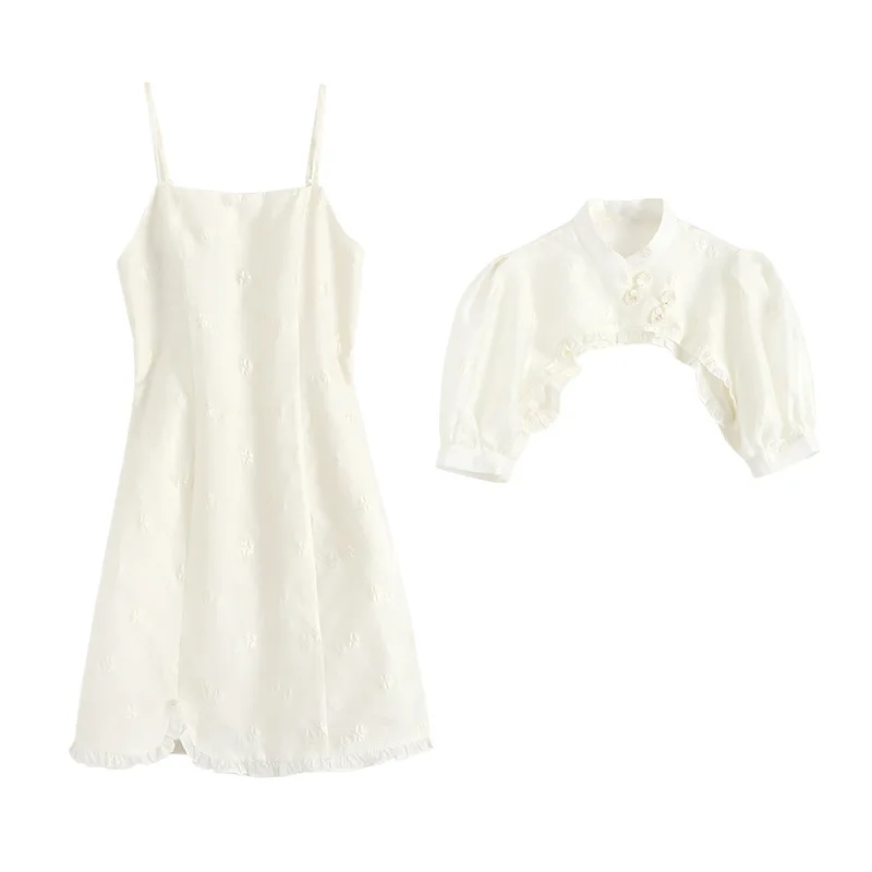 

Cheongsam modified dress women's new summer 2020 fashion Chinese style fashionable suspender skirt