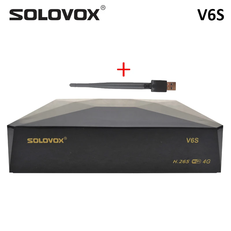 SOLOVOX V6S спутниковый ТВ приемник DVB-S2 IP ТВ Поддержка M3U CCCAM Xtream Stalker для ЕС Fr Великобритания США Европейский ip ТВ плюс CCCAM - Цвет: V6SUSB