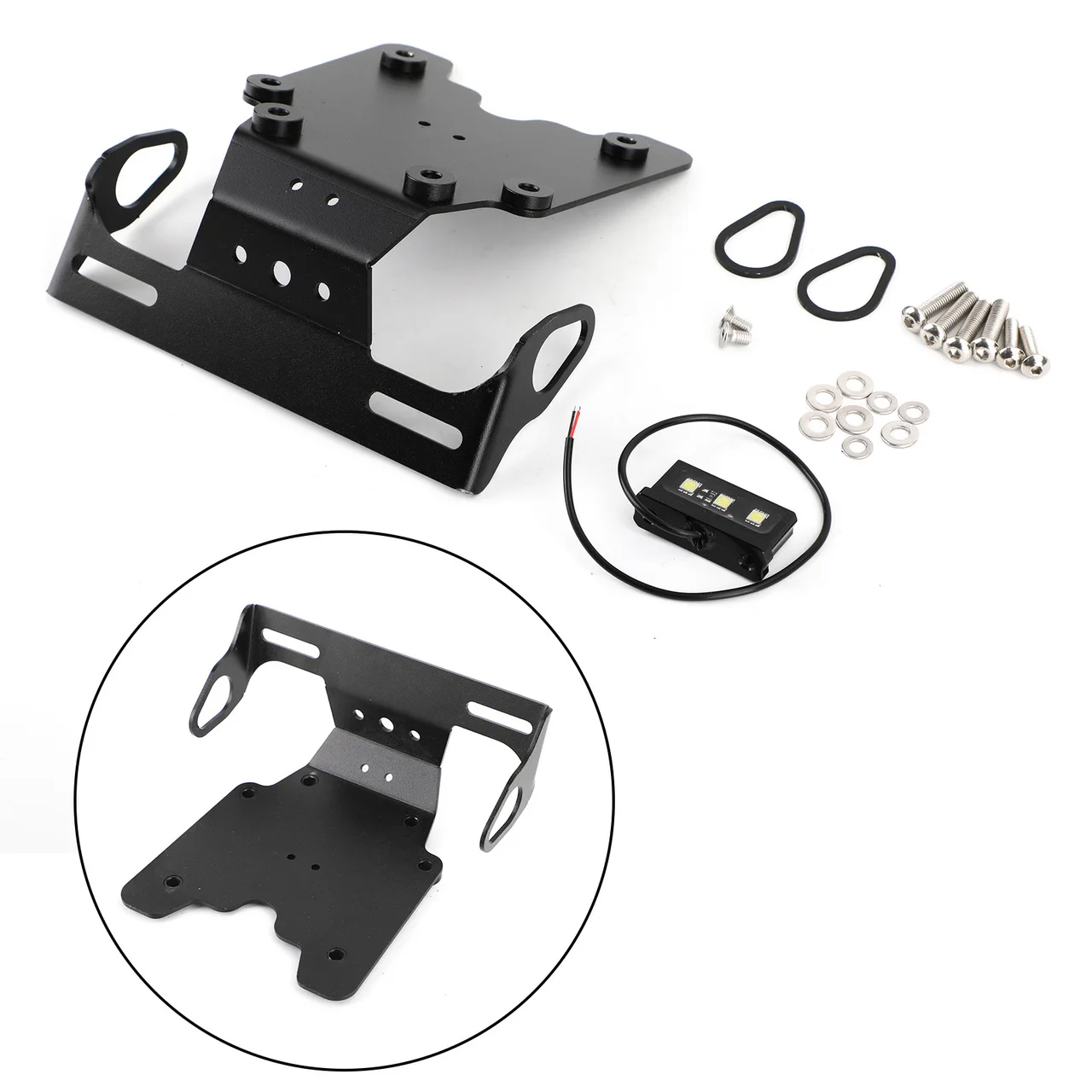 Кронштейн для держателя номерного знака Yamaha Tenere 700 Rally 2019 2020 2021|Номерной знак| |