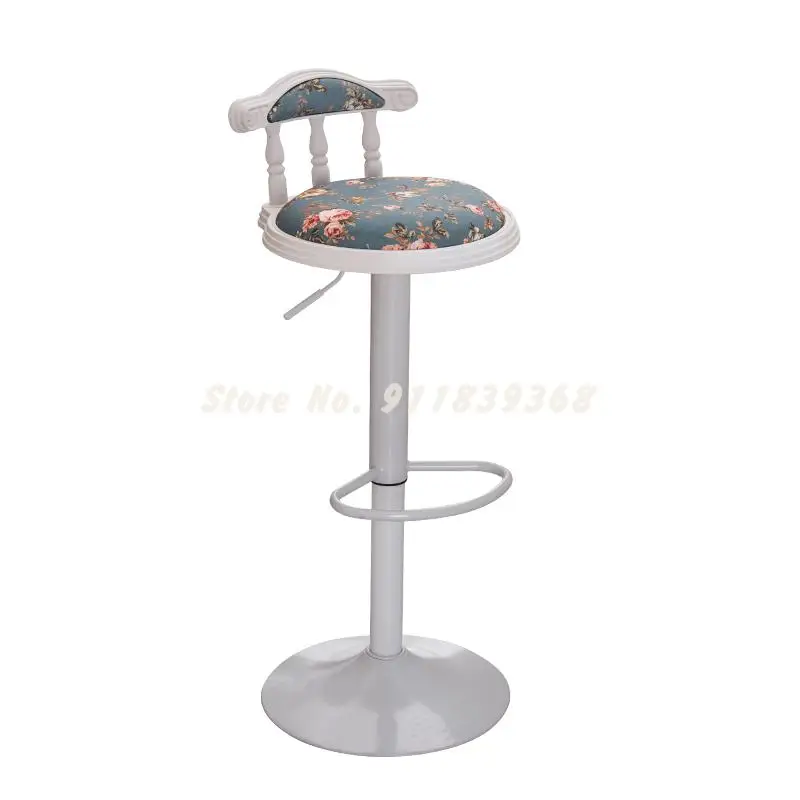 Барный стул современный простой вертикальный высокий для магазина барный