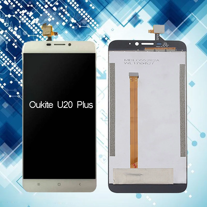 5 дюймовый оригинальный для Oukitel U20 PLUS ЖК-дисплей сенсорная панель стеклянный