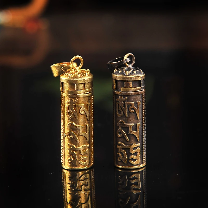 Украшение из тибетской Чан буддистские предметы меди истинное слово шести