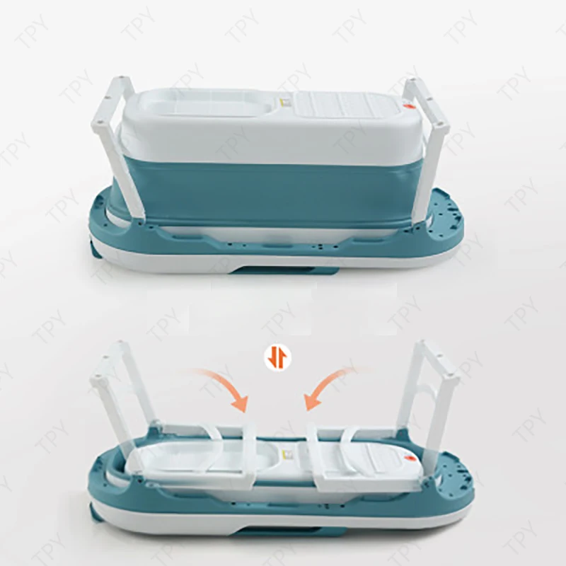 

1.4m Adult Bathtub Foldable Shower Room Large Indoor Plastic Portable Bathtub Folding Adult Bath Tub Home Bath Children Swimming