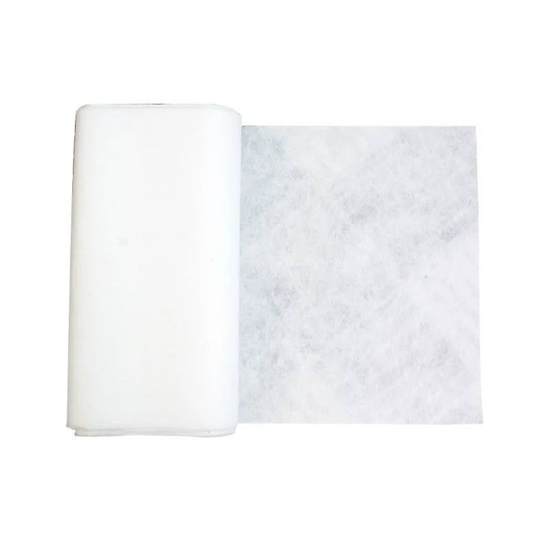 

1M/10M/20M Fusible Interlining Nonwoven Fabric Easy Iron On Fabric Double Faced Adhesive For Clothes