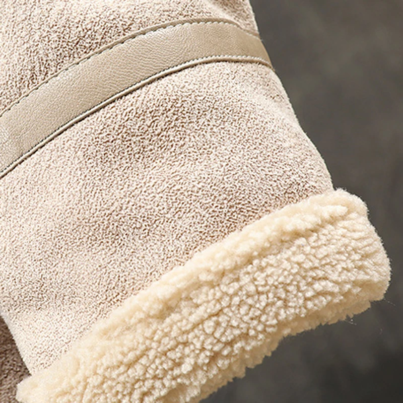 2020 European Brand Designer Mans Faux Fur Coat Oversized Overcoat Leather Jackets and Velvet Clothing Winter B755 | Мужская одежда