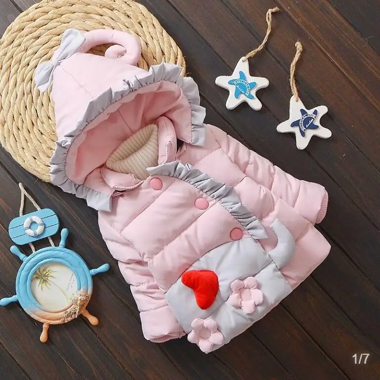 Зимняя куртка с капюшоном и принтом бабочек для новорожденных|winter baby clothes girl|newborn
