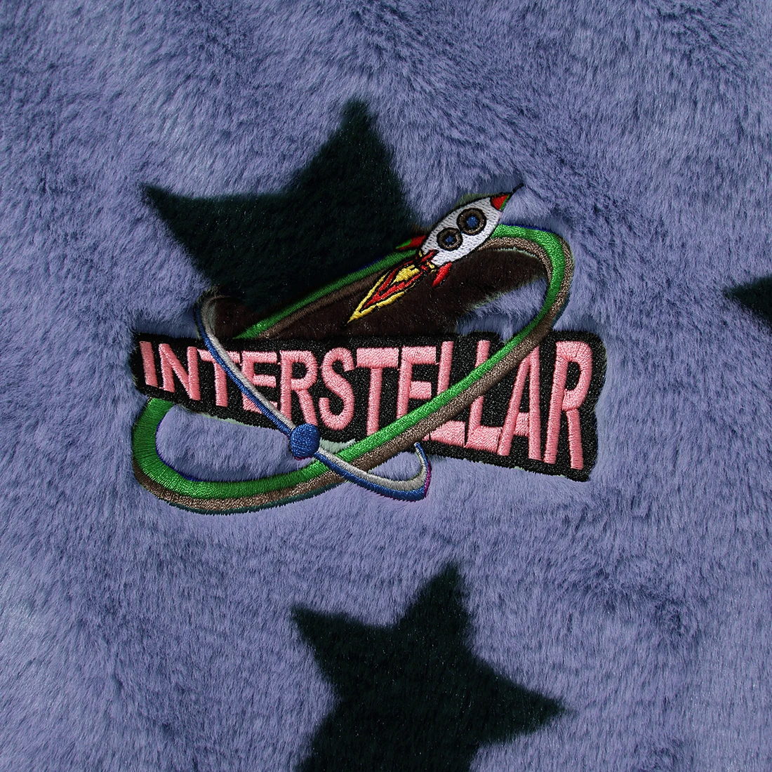 ATSUNSET Full Of Stars Lambswool Hooded Cotton Coat Thick Warm Harajuku Winter Jacket High Street Couple Streetwear