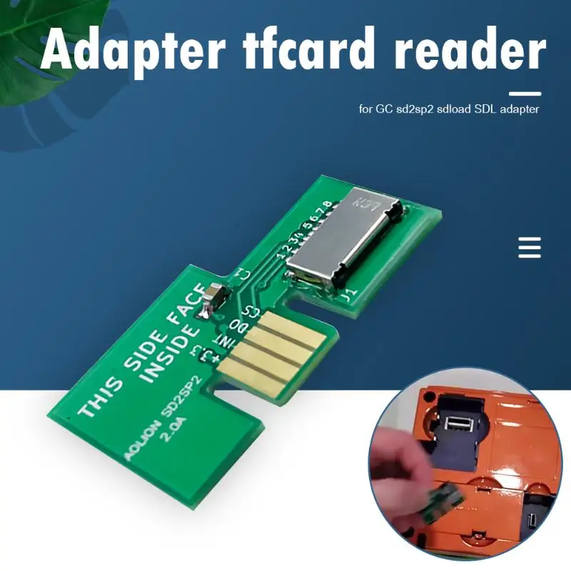 Кардридер для TF карт Сменный Адаптер NGC SD2SP2 SDLoad SDL специальные детали игровых