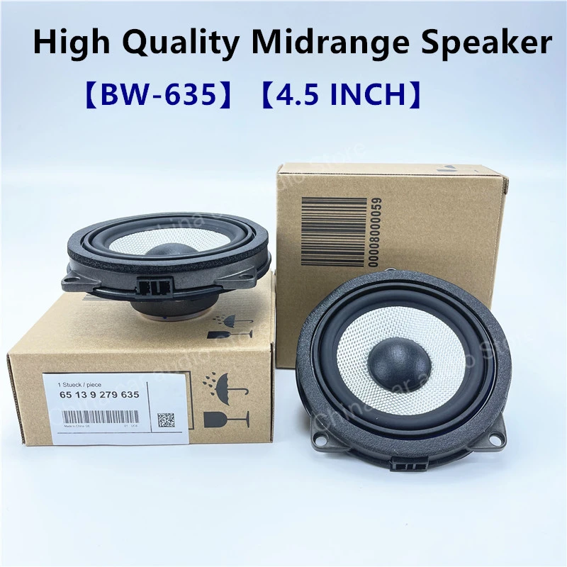 4.5 Inch Door Midrange Speaker For BMW F20 F25 F30 F32 G30 G01 F48 3 5 X1 5 Series Loudspeakers Audio Horn Hi-Fi Music Speakers