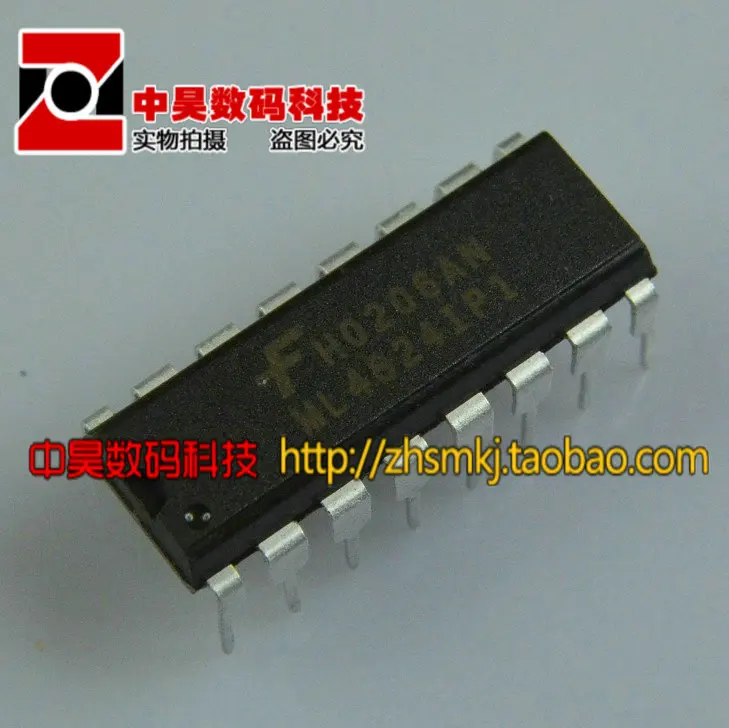 

ML4824IP1 new LCD power management chip DIP-16 10