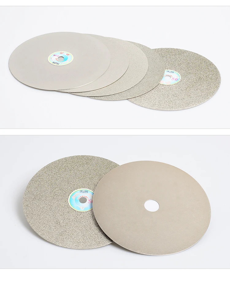 Diameter 200mm hole 12.7mm 50-2000# Diamond Coated Flat Lap Wheel Lapidary Polishing Grinding Disc Jade stonge polishing