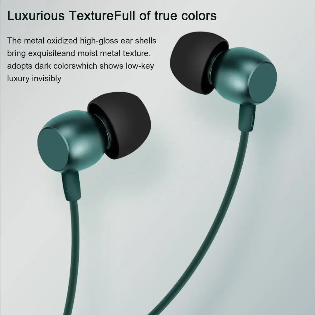 

Earphones 3.5mm Wired Control Sport Headset Wired Headphones With Microphone For Samsung For Xiaomi For Huawei For Honor