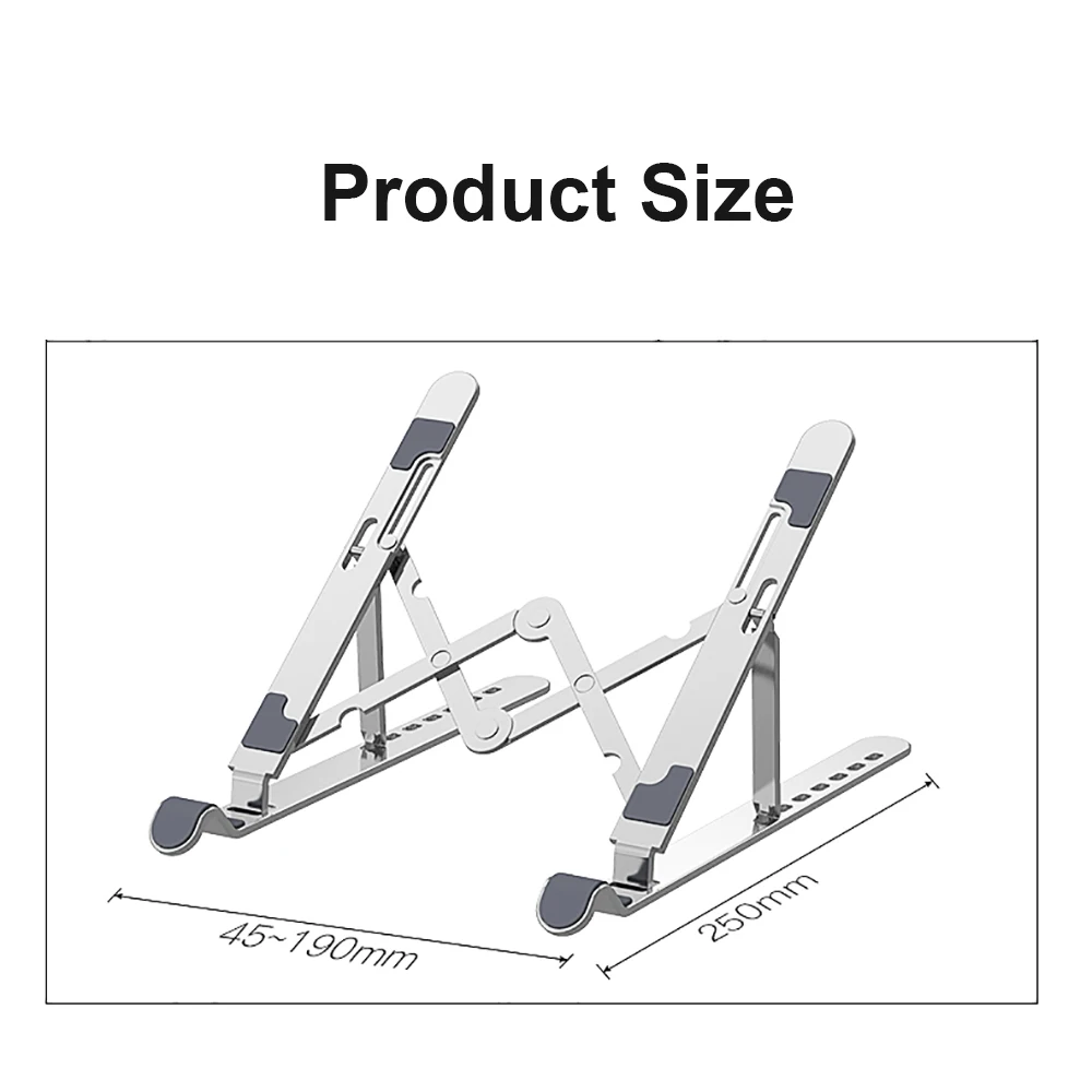 Регулируемая подставка для ноутбука Macbook pro Air портативный складной держатель