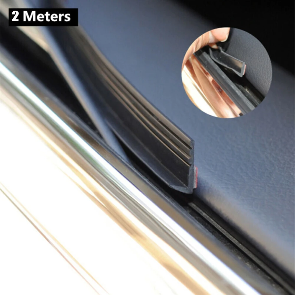 

Car Sealing Strip 2M V Shape Car Door Casement Trim Edge Moulding Rubber Weatherstrip Seal Strip Exterior Accessories