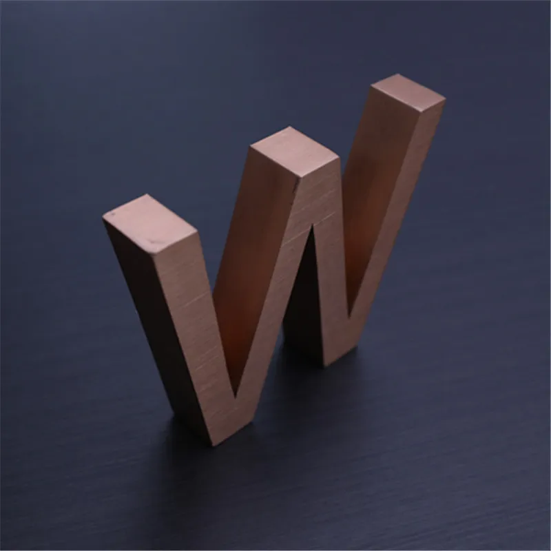 Fabricated Titanium Stainless Steel Signage Customized Alphabet Metal Channel Letter Painted Finish | Дом и сад