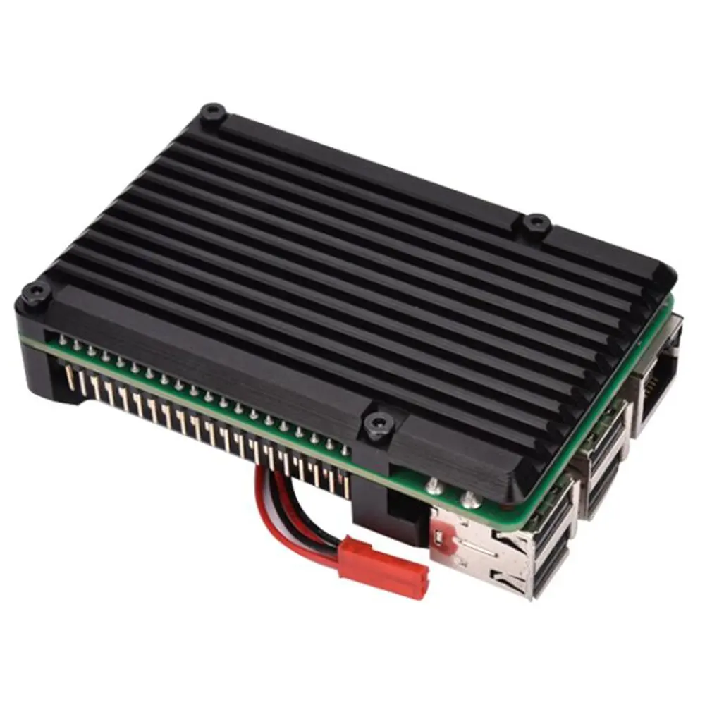 Алюминиевый Чехол для Raspberry Pi 3 запасные части металлический корпус черный RPI