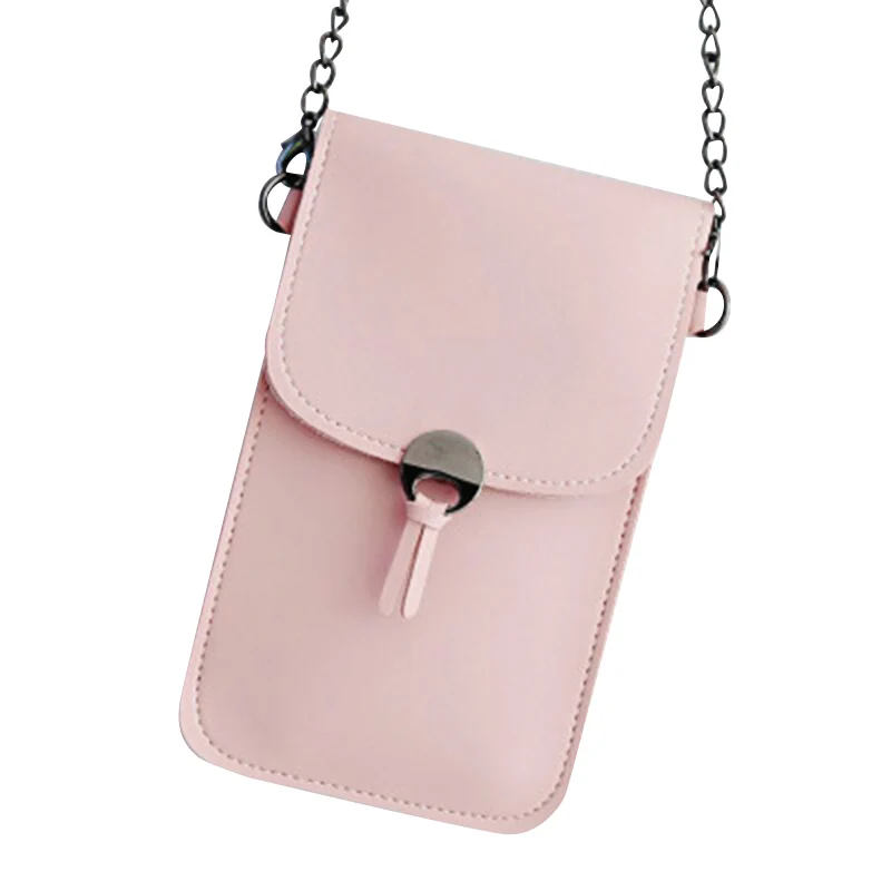 Модная сумка для телефона с цепочкой прозрачная пленка экрана