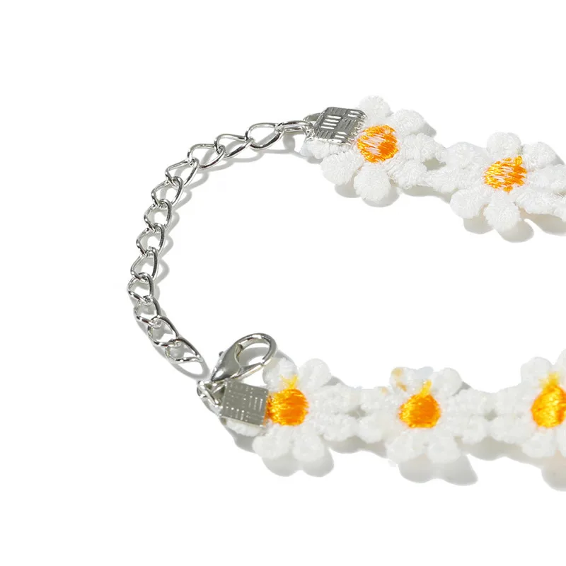 Новое модное ювелирное изделие Микс Дизайн кружевное ожерелье с цветком