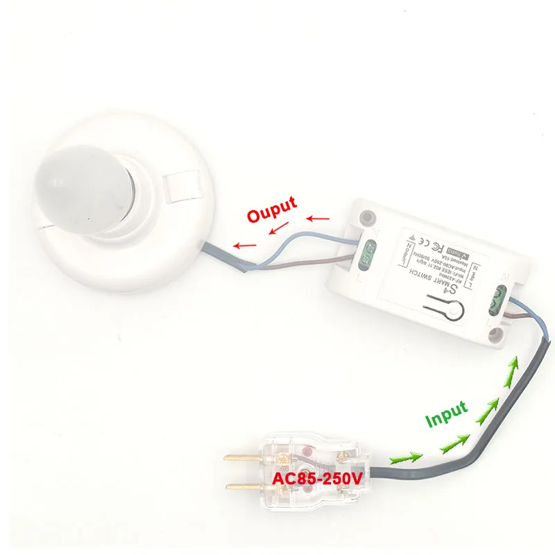 433Mhz Remote Control Universal Wireless AC 220V 10Amp 1CH RF Relay Receiver Transmitter for LED/Light/fan lamp/humidifiers |