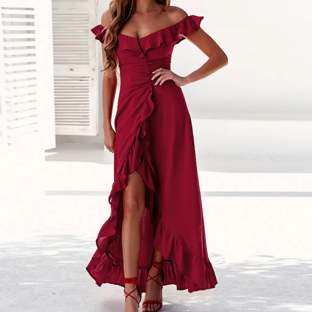 SAGACE платья с принтом элегантное женское пляжное платье длинным рукавом и