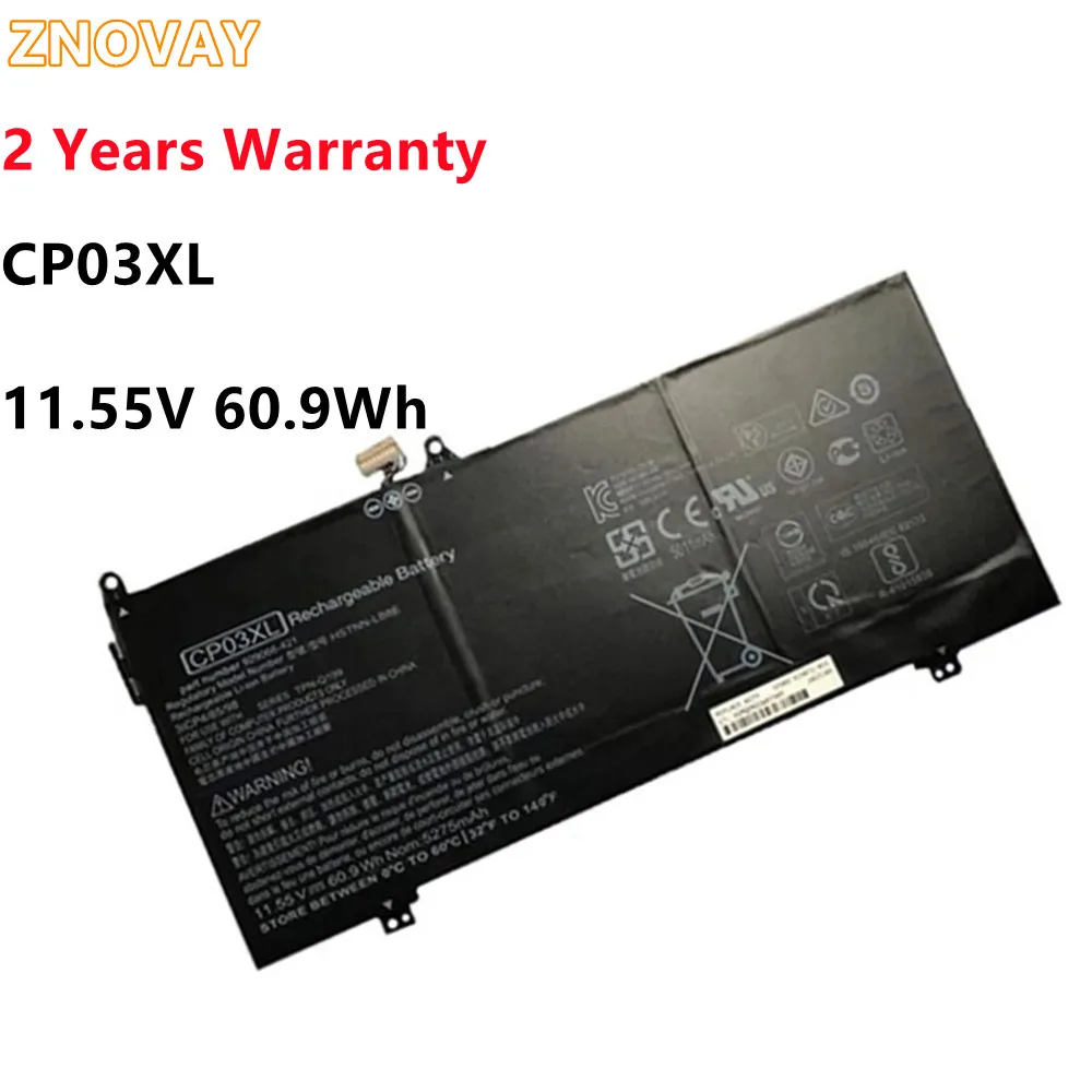 Аккумулятор ZNOVAY CP03XL для HP Spectre x360 13-ae049ng 13-ae040ng 13-ae052nr 929066 -421 929072 -855 HSTNN-LB8E 11 55 В 60 9 Втч