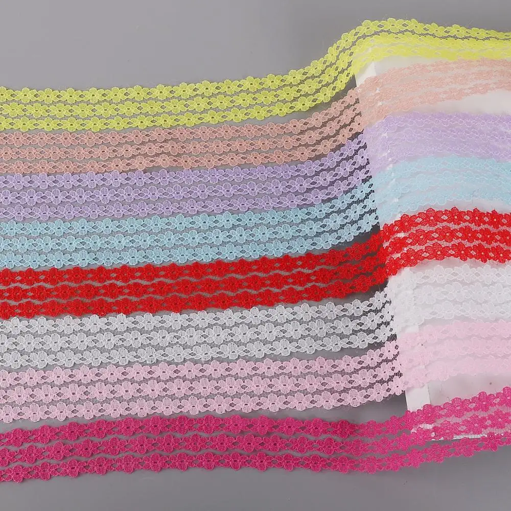 10 ярдов диаметром 25 мм ткань с широкой отделкой для рукоделия вышитый сетчатый