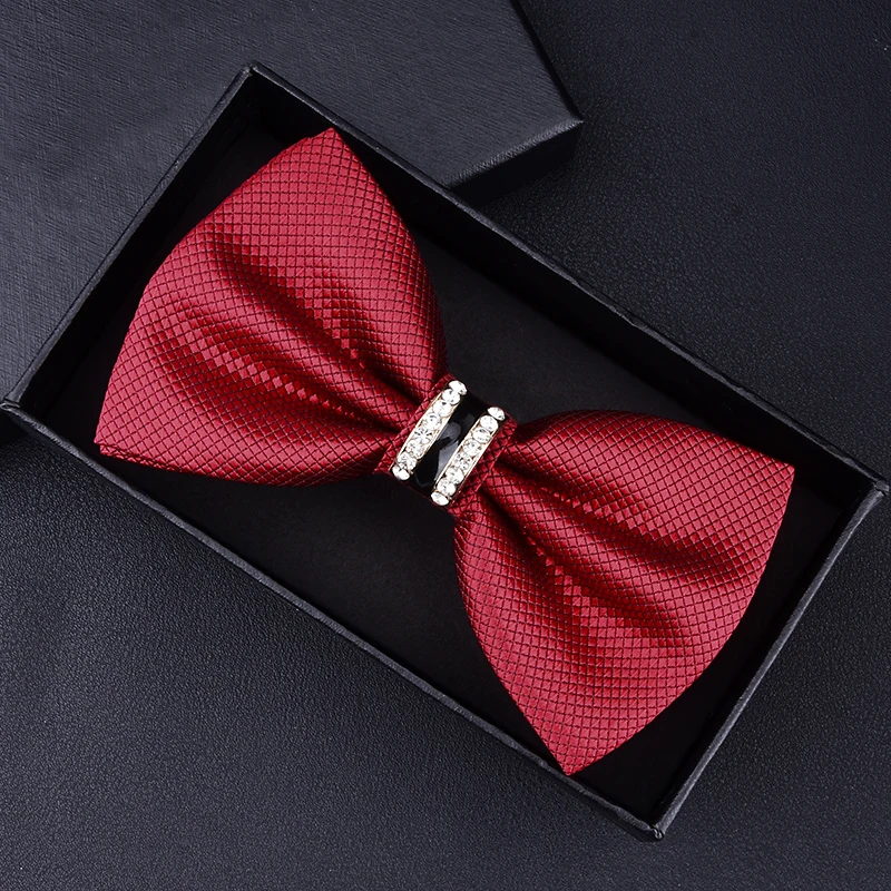1 шт. металлический галстук бабочка с кристаллами|colourful bow ties|bow tiebusiness tie |