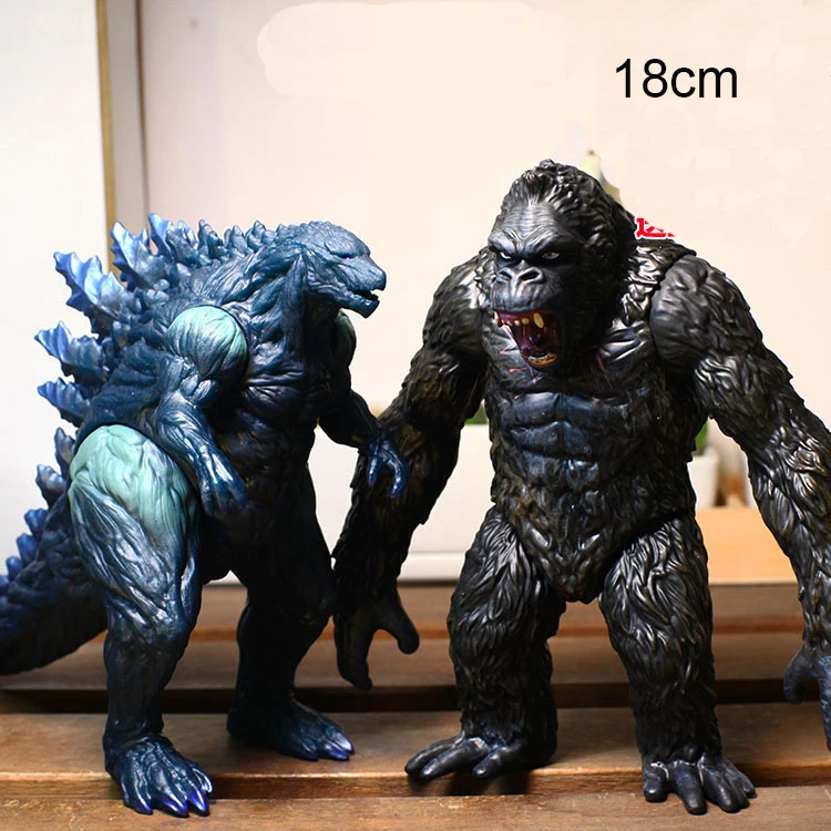 Годзилла против King Kong Фигурки игрушки Аниме Фигурка версии 6 дюймов StatueMonster куклы