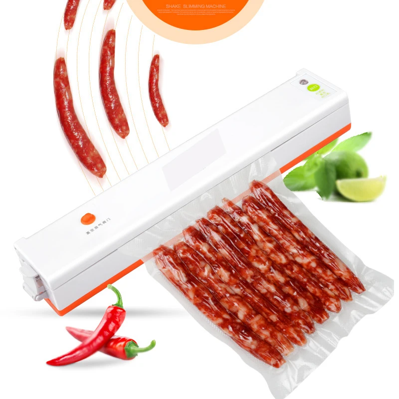 

Vacuum Sealer Packaging Machine Household Food Film Sealer Vacuum Packer Keep Food Fresh Meal Fresh Saver Package Resealer