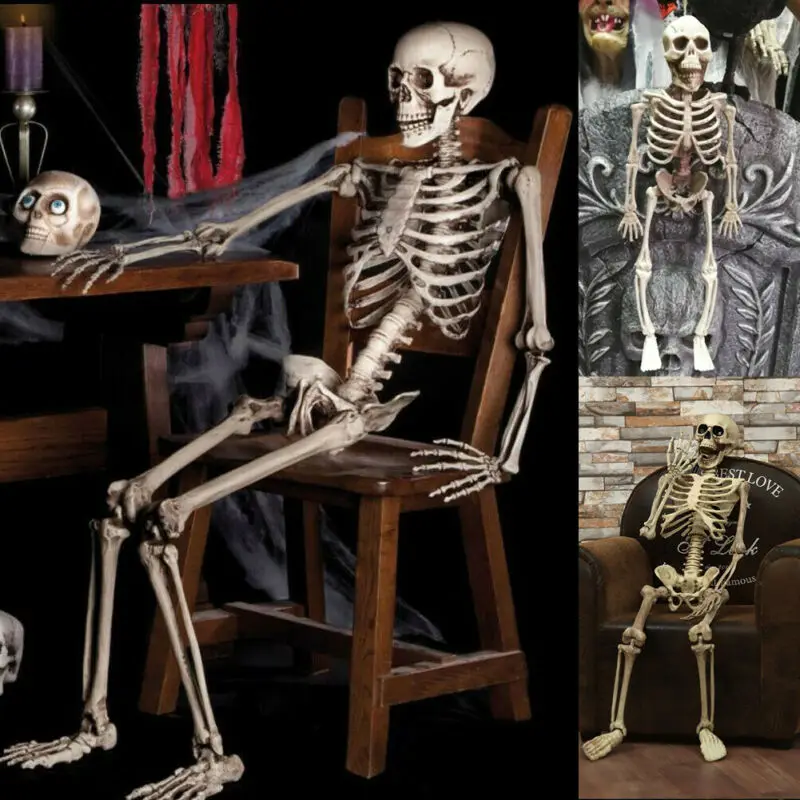 Хэллоуин модный реквизит для вечерние в виде скелета украшения модель