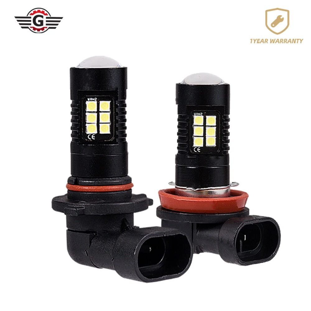 2 шт Автомобильный светодиодный противотуманный светильник H8 H9 H11 HB3 9005 HB4 9006 3030 21SMD