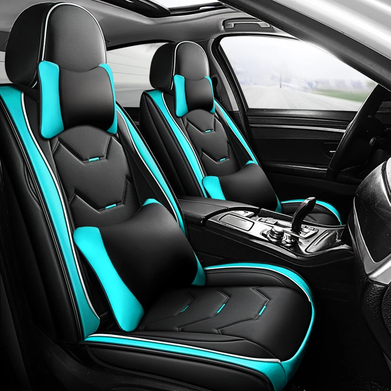 

Premium luxury high quality leather universal car seat cushion cover
