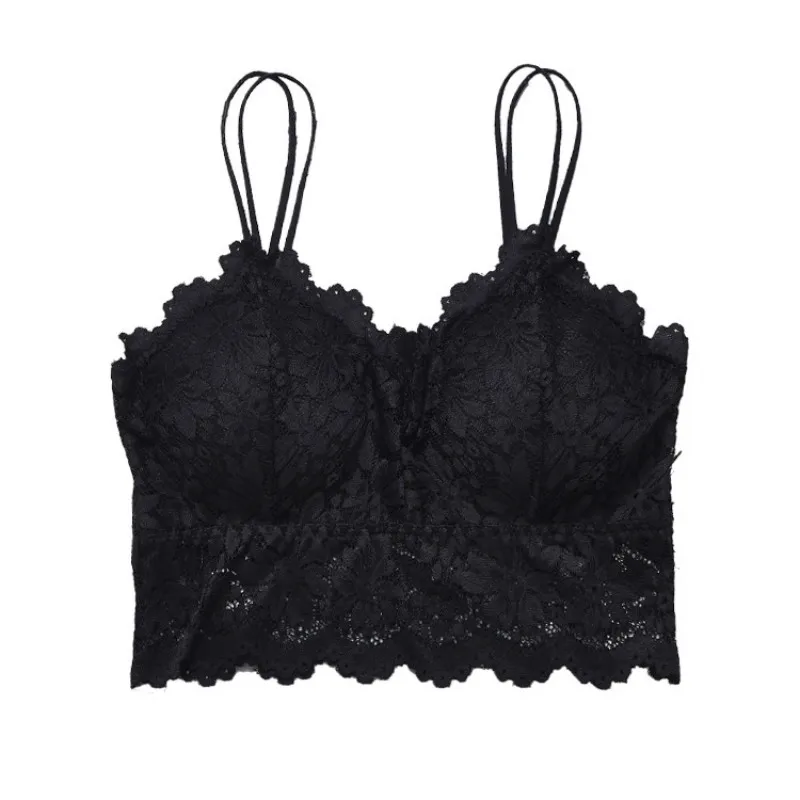 Женский кружевной бюстгальтер CHRLEISURE Привлекательный без косточек дышащее