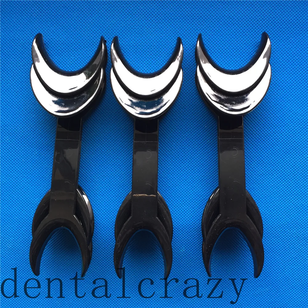Черный стоматологический Т-образной формы Открыватель для интраоральной щеки
