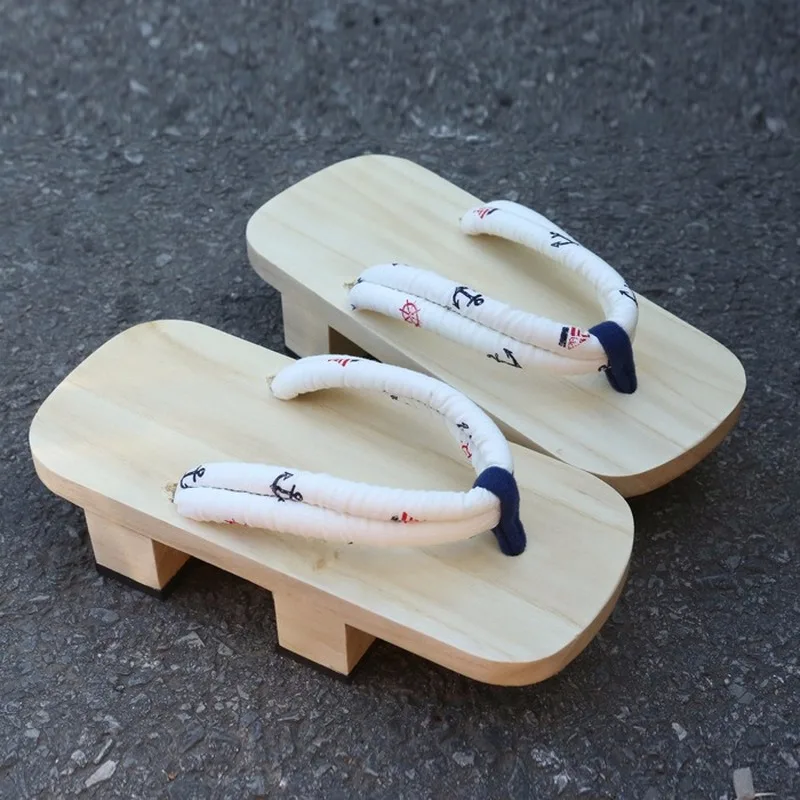 Geta/Сабо Женская и мужская обувь унисекс в японском стиле Деревянная Летние