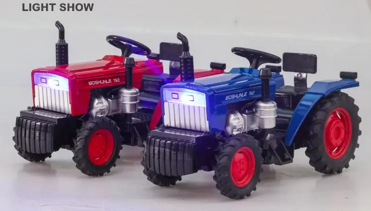 

simulation 1:32 farm tractor Agricultural vehicle model sound light door open children's toy kids toys toys gift toys for kids