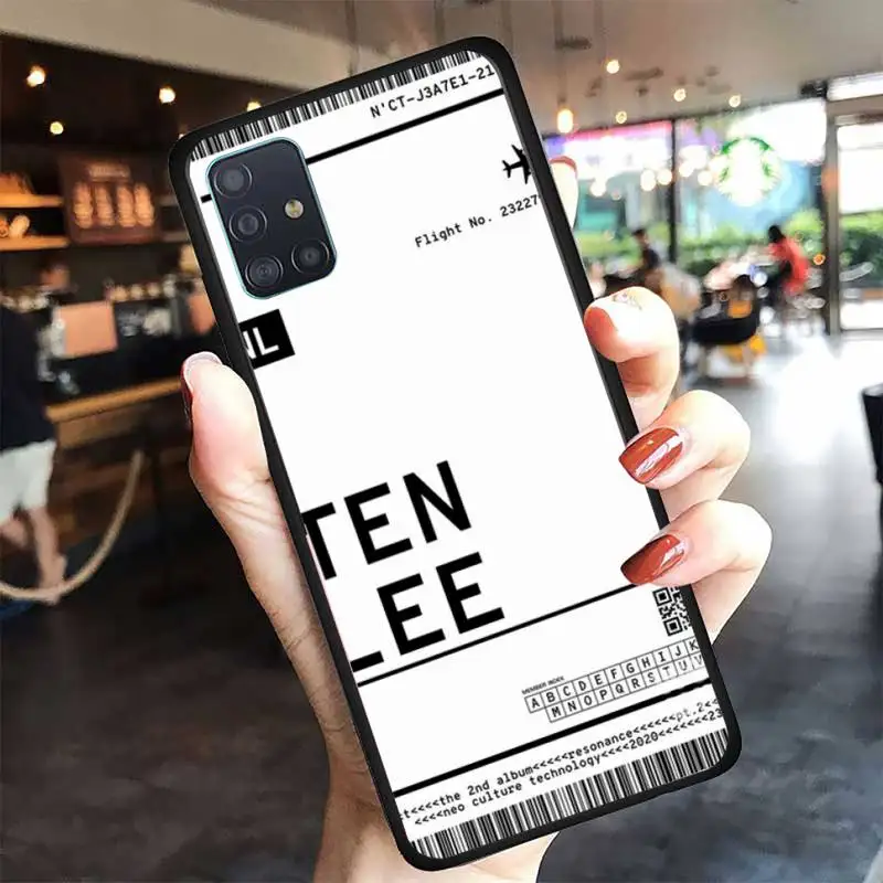 

Luxury Air Ticket World Map Planes Travel Phone Case For Samsung A6 A7 A8 A10 A11 A20 A21 A30 A31 A40 A50 A70 A80 A91 Plus S E