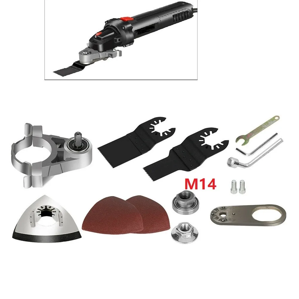 

Angle Grinder Grooving Machine For M14 Universal Head Electric Head Adapter Cutting Polishing Cleaning Woodworking Tool