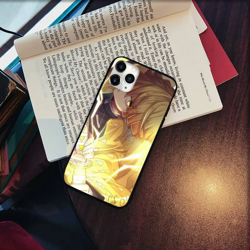 

demon slayer The Blade of Ghost Destruction Phone Case for iPhone 11 12 pro XS MAX 8 7 6 6S Plus X 5S SE 2020 XR Soft silicone
