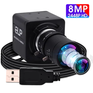 8-мегапиксельная USB-камера SONY IMX179, CMOS-датчик, веб-камера с USB 2,0 для ПК, видеокамера 8 МП с вариофокальным объективом 2,8-12 мм5-50 мм Maual Zoom