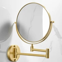 makeup mirror copper brushed gold bathroom mirrors 3 x magnifying mirror folding shave 8 dual side wall mounted round mirror