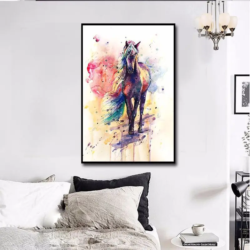 

5D Diamond Painting Horse/Skull/Dog Paints Frameless DIY Diamond Painting
