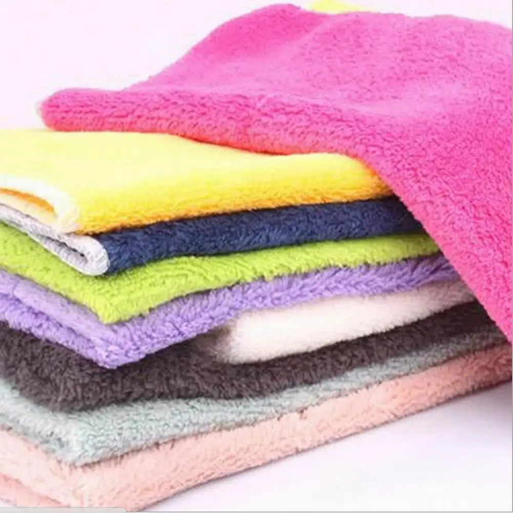 

New High Quality Dish Towel Fiber Dishcloth Dishrag Duster Wash Cloth Hand Towel