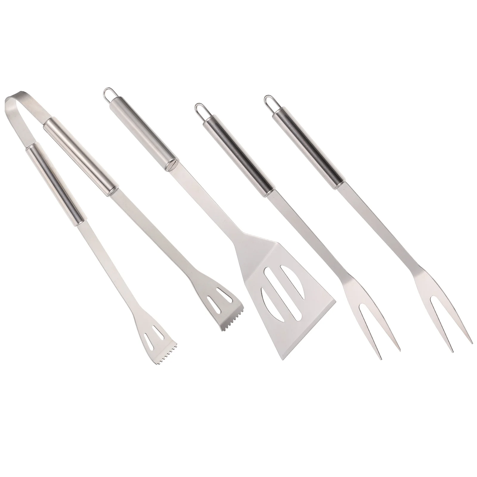 

1 Set of Portable Grilling Tools Outdoor BBQ Utensils Home Barbecue Supplies