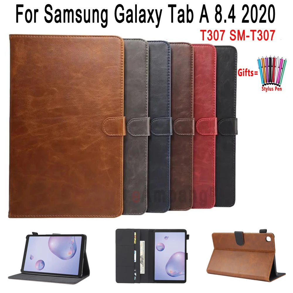 

Чехол-книжка для Samsung Galaxy Tab A 8,4, 2020, T307, SM-T307, противоударный