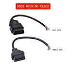 Диагностические инструменты OBD2 OBD 16-контактный Женский удлинитель Кабель открытие Автомобильный диагностический интерфейс разъем OBD II конвертер