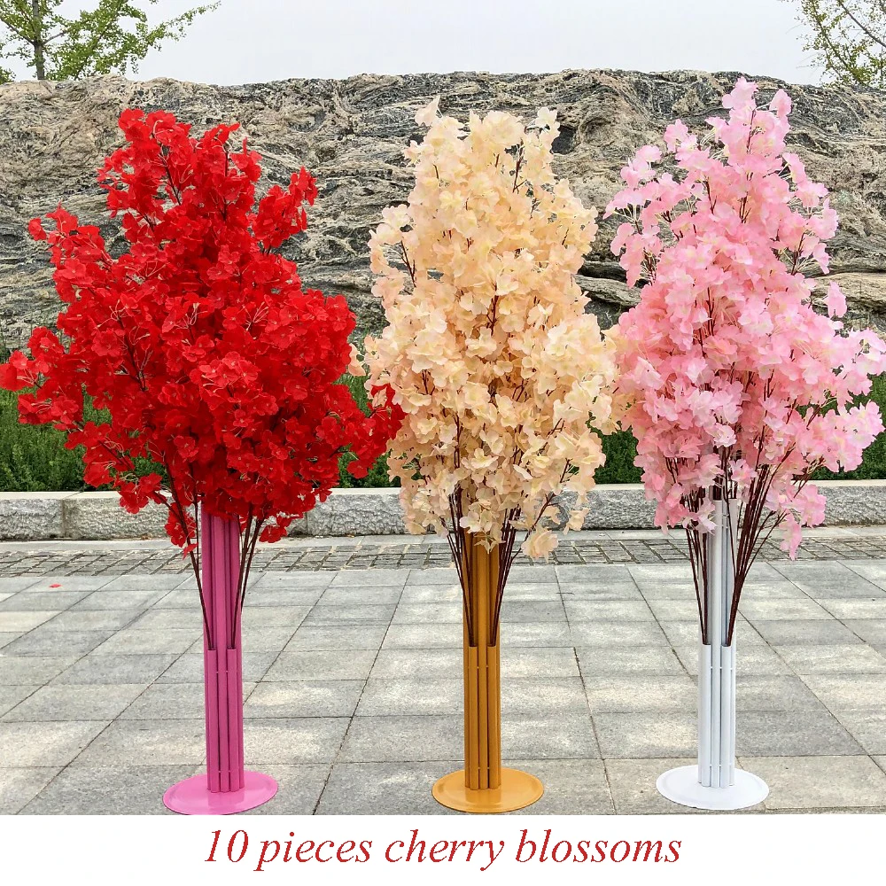 Flone свадебные арки искусственные цветы для украшения ветки вишни фон подставка