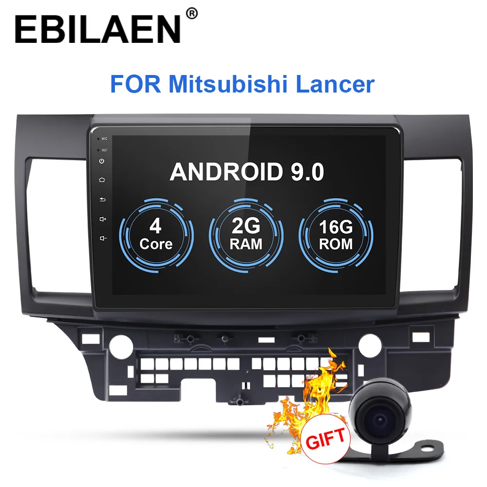 EBILAEN автомобильный Радио мультимедийный плеер для Mitsubishi Lancer 2Din Android 9 0 Авторадио