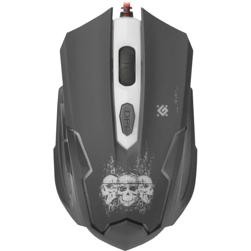 Мышь DEFENDER Skull GM-180L игровая оптическая проводная USB черный [52180] | Компьютеры и офис