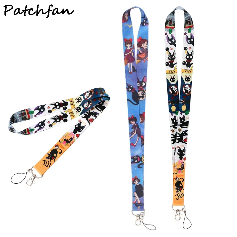 

20pcs/lot AD711 Patchfan Cartoon Lanyard Keychain keys Badge ID Card Mobile Phone Rope Kids Gifts Lanyards ID Badge Holder
